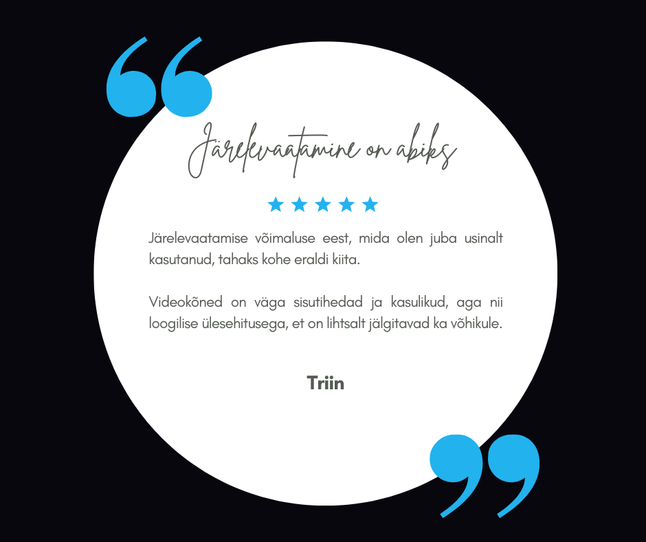 Miljoniklubi tagasiside 6_